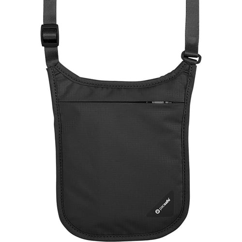 【澳洲 Pacsafe】Coversafe V75 安全貼身掛頸暗袋.RFID防盜護照包.貼身防盜/10139100✿30E010